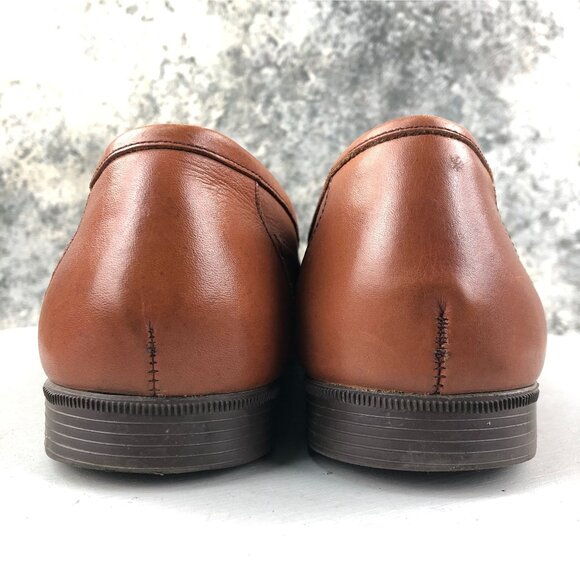 Giorgio Brutini Men\'s Size 12M Brown Leather Closed Toe Kiltie Tassel Loafers main image 6